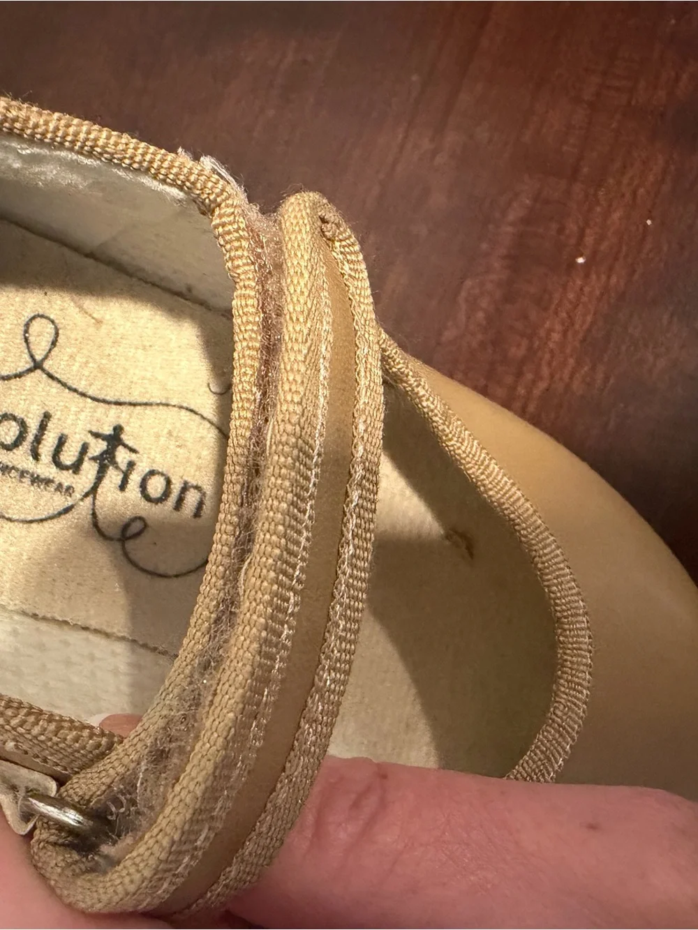 Revolution Kids Tap Mary Jane Shoes in Tan